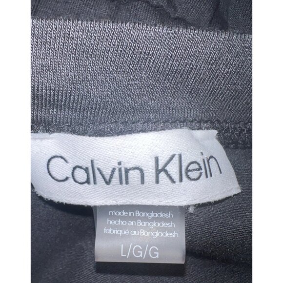 Calvin Klein Womens Black Sleeveless V-Neck Romper Large 60% Polyester 35% Rayon - Picture 3 of 4